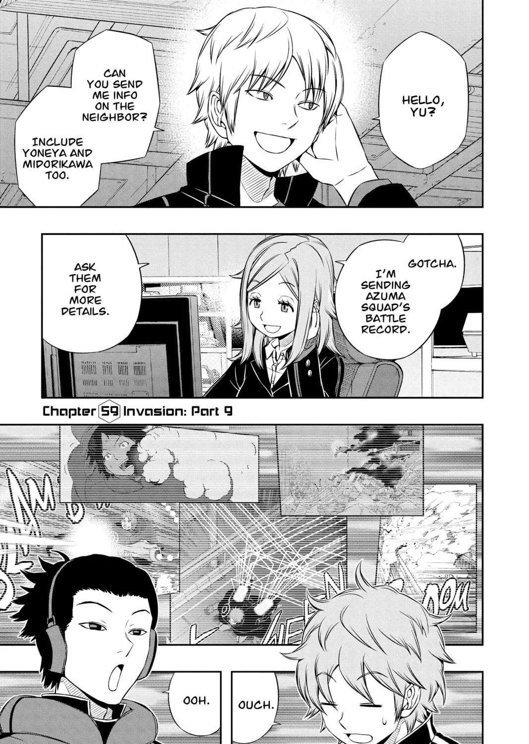 Read World Trigger chapter 59 image 0 on Lezhin