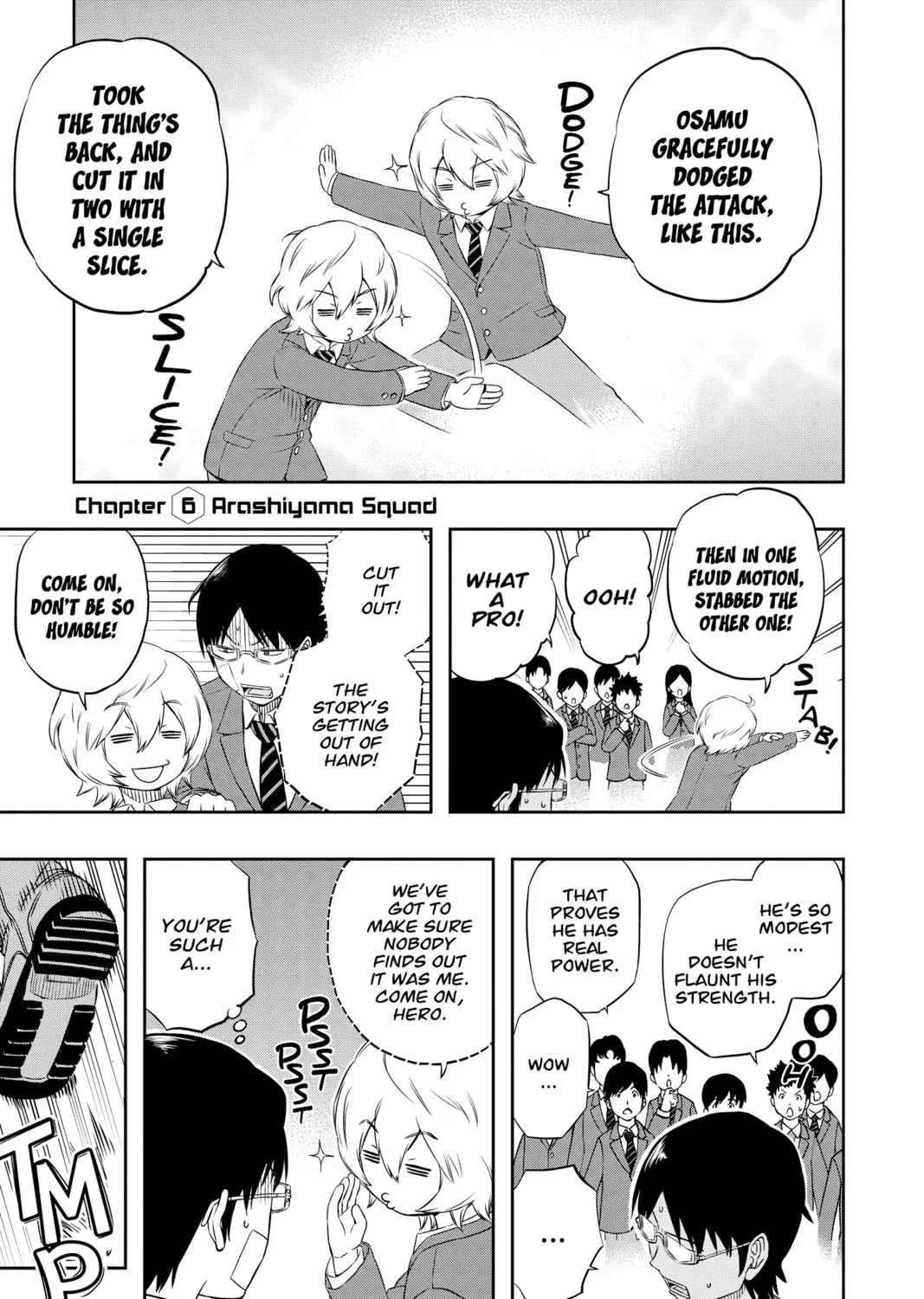 Read World Trigger chapter 6 image 0 on Lezhin