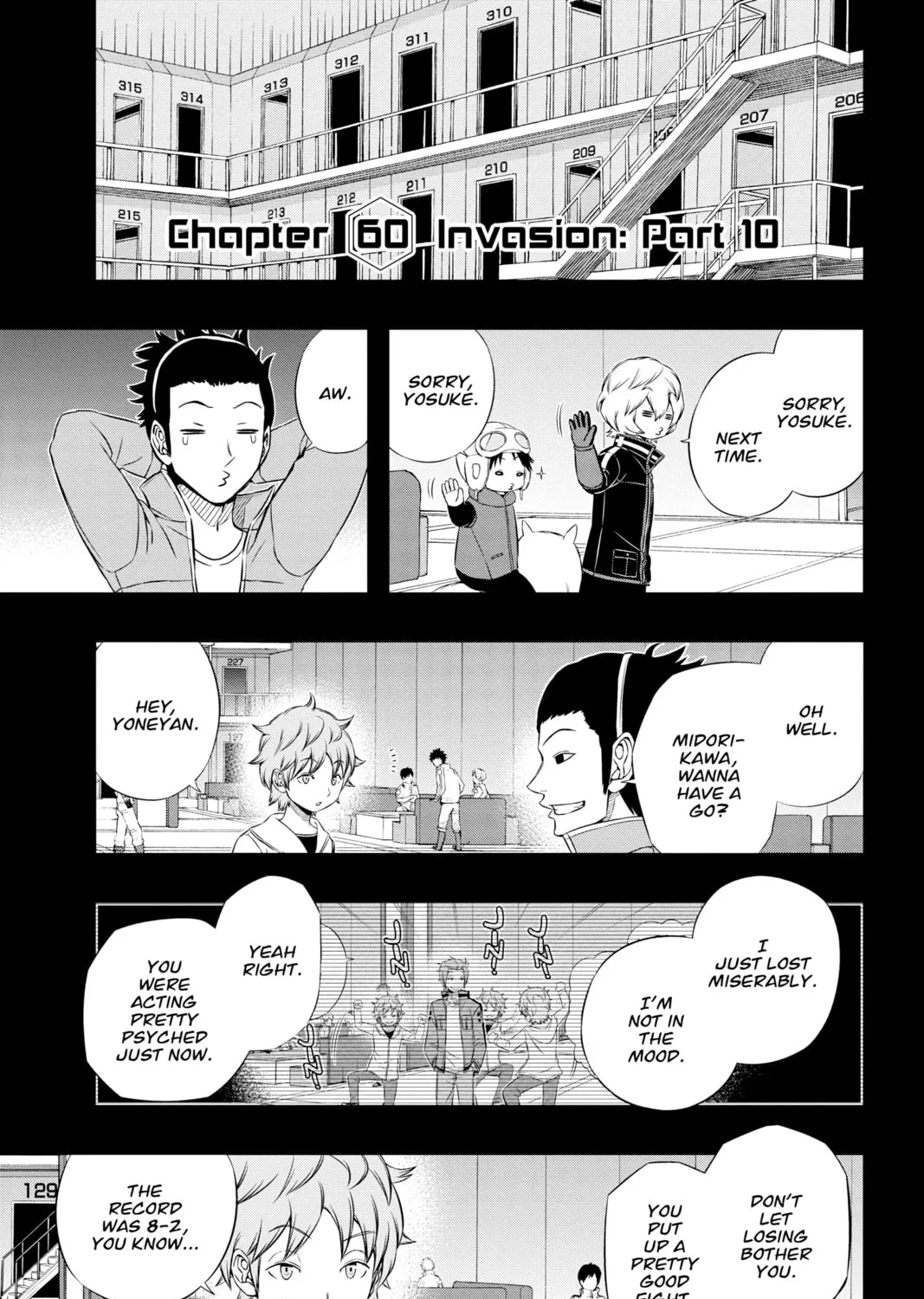 Read World Trigger chapter 60 image 0 on Lezhin