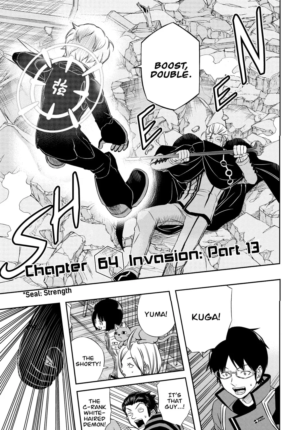 Read World Trigger chapter 64 image 0 on Lezhin