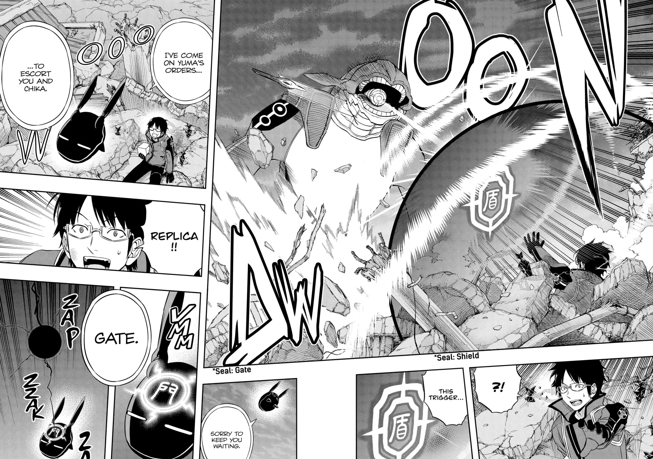 Read World Trigger chapter 69 image 30 on Lezhin
