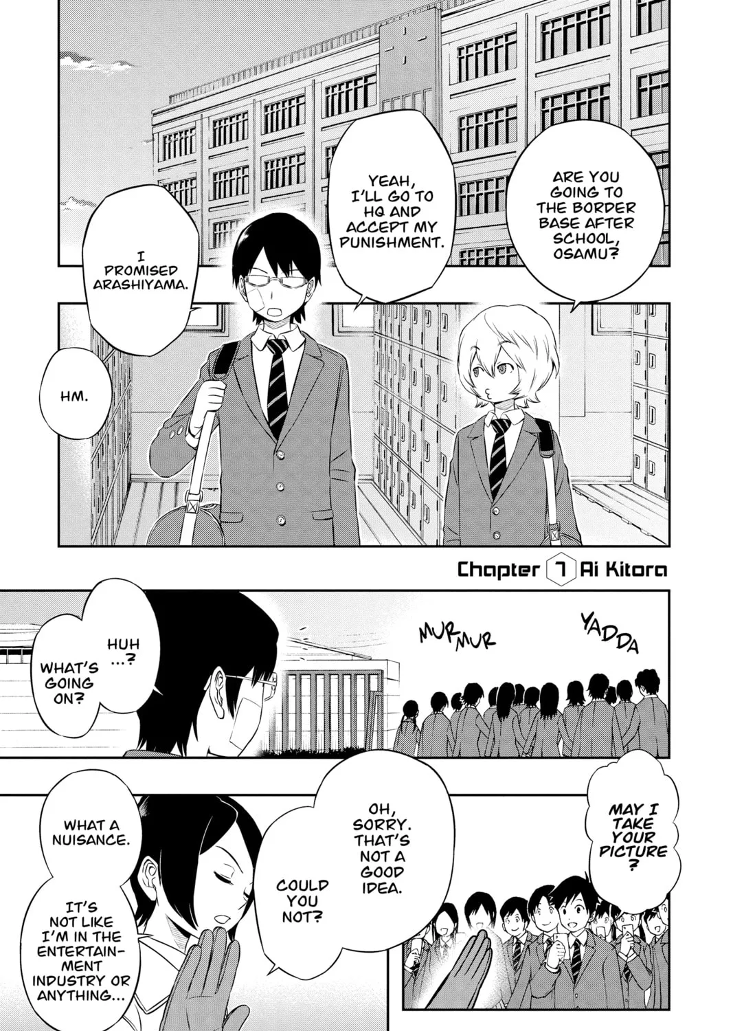 Read World Trigger chapter 7 image 0 on Lezhin