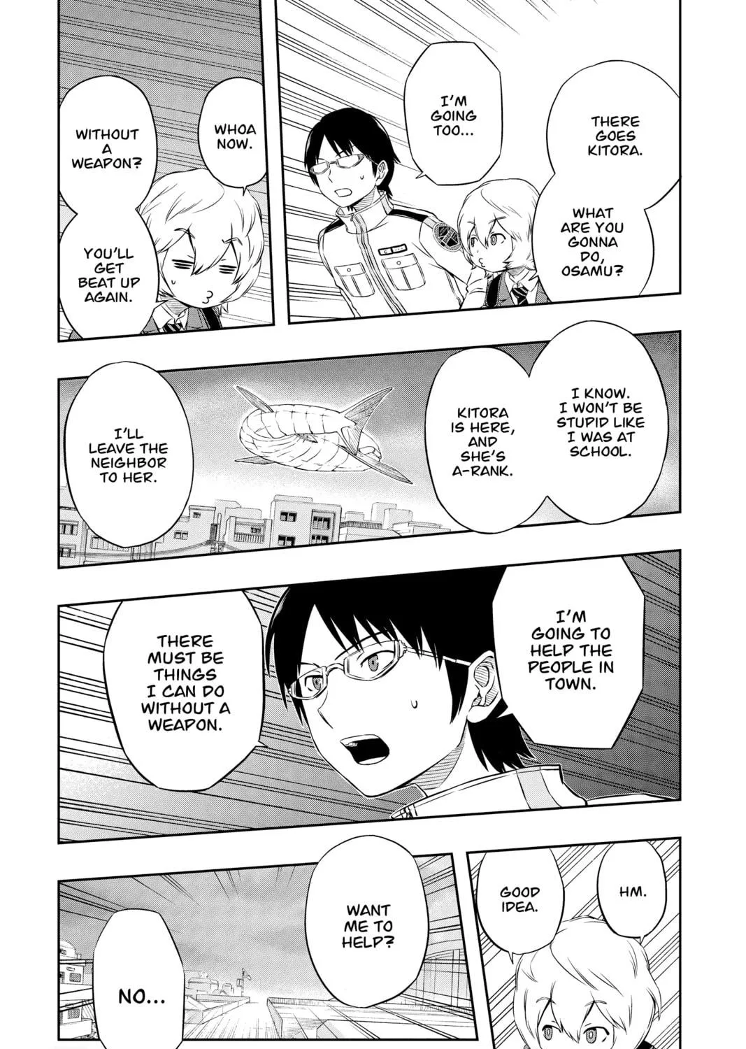 Read World Trigger chapter 8 image 4 on Lezhin