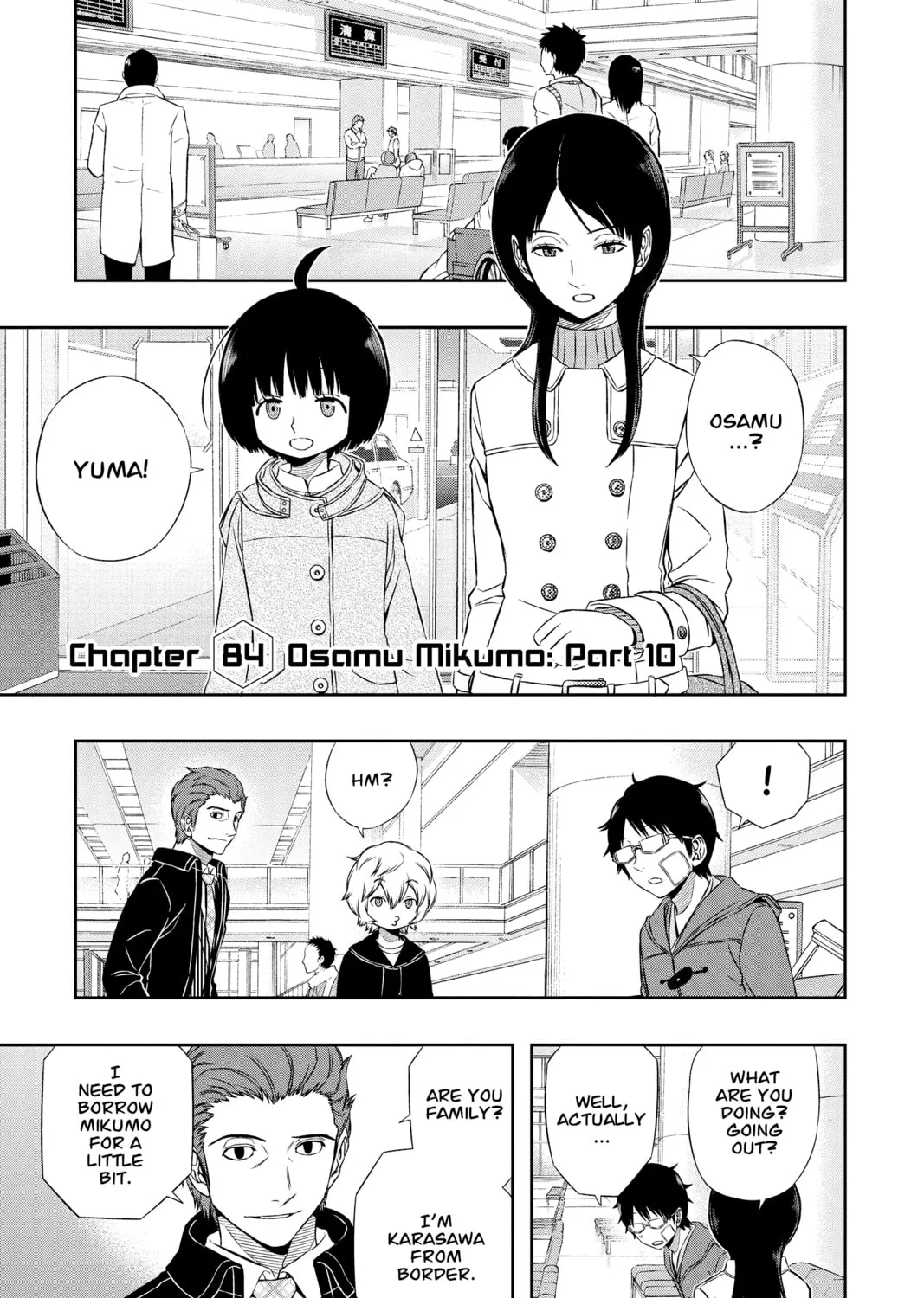 Read World Trigger chapter 84 image 0 on Lezhin