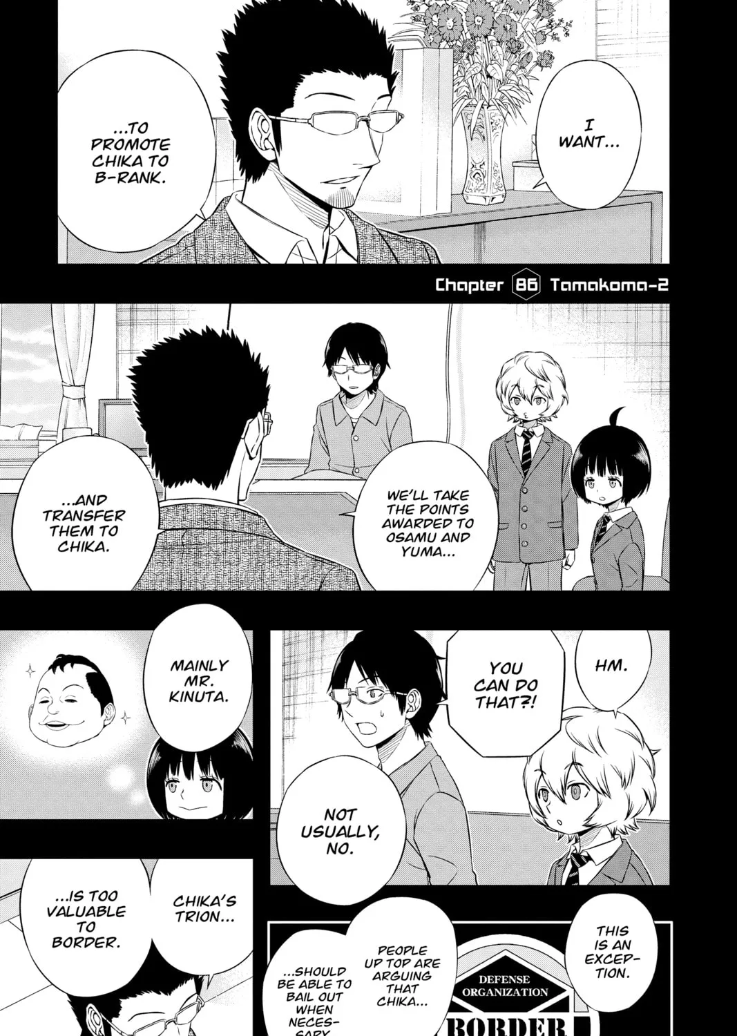 Read World Trigger chapter 86 image 0 on Lezhin