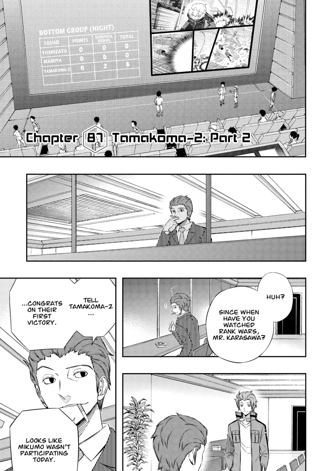 Read World Trigger chapter 87 image 0 on Lezhin