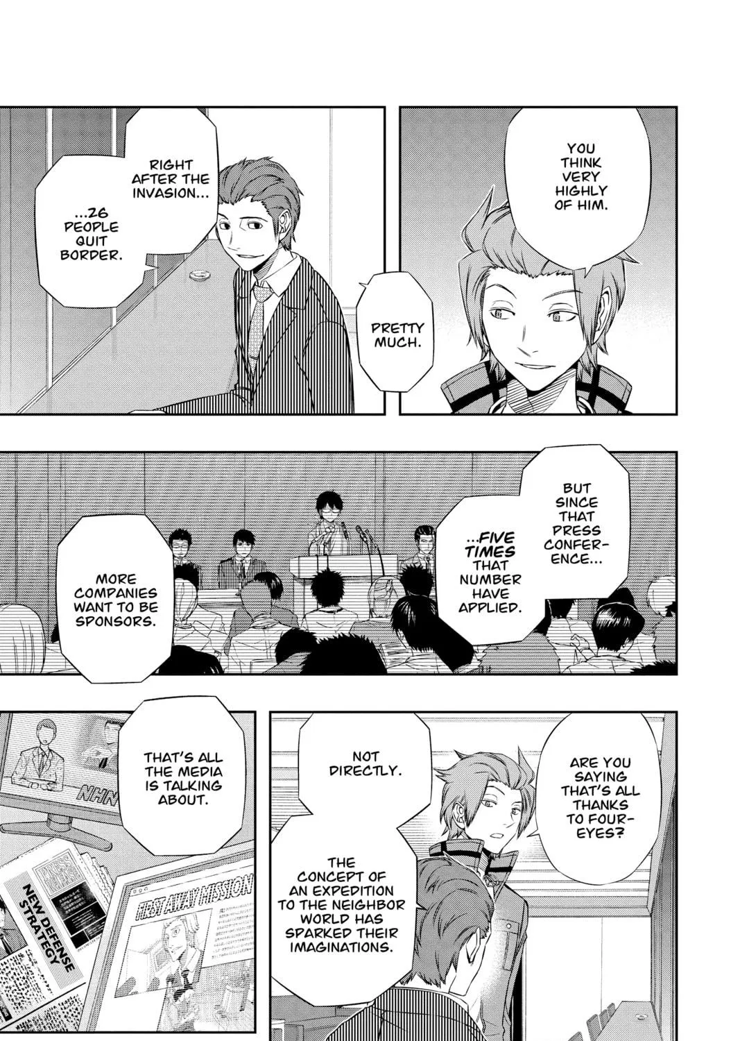 Read World Trigger chapter 87 image 4 on Lezhin