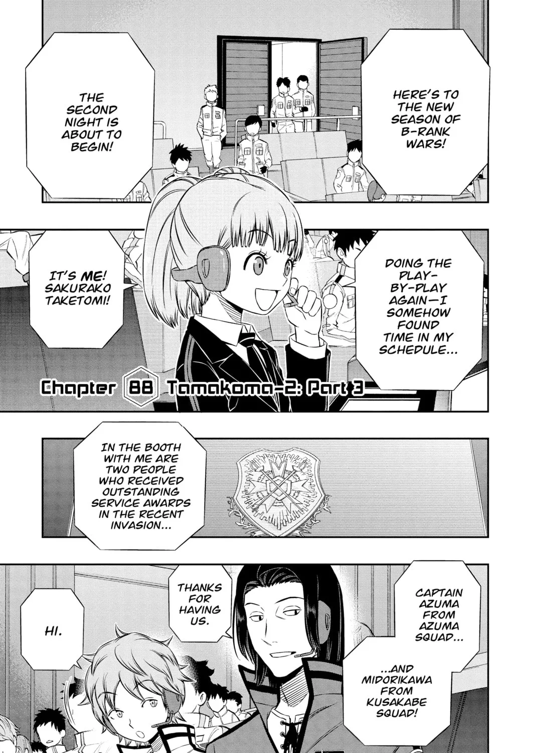 Read World Trigger chapter 88 image 0 on Lezhin