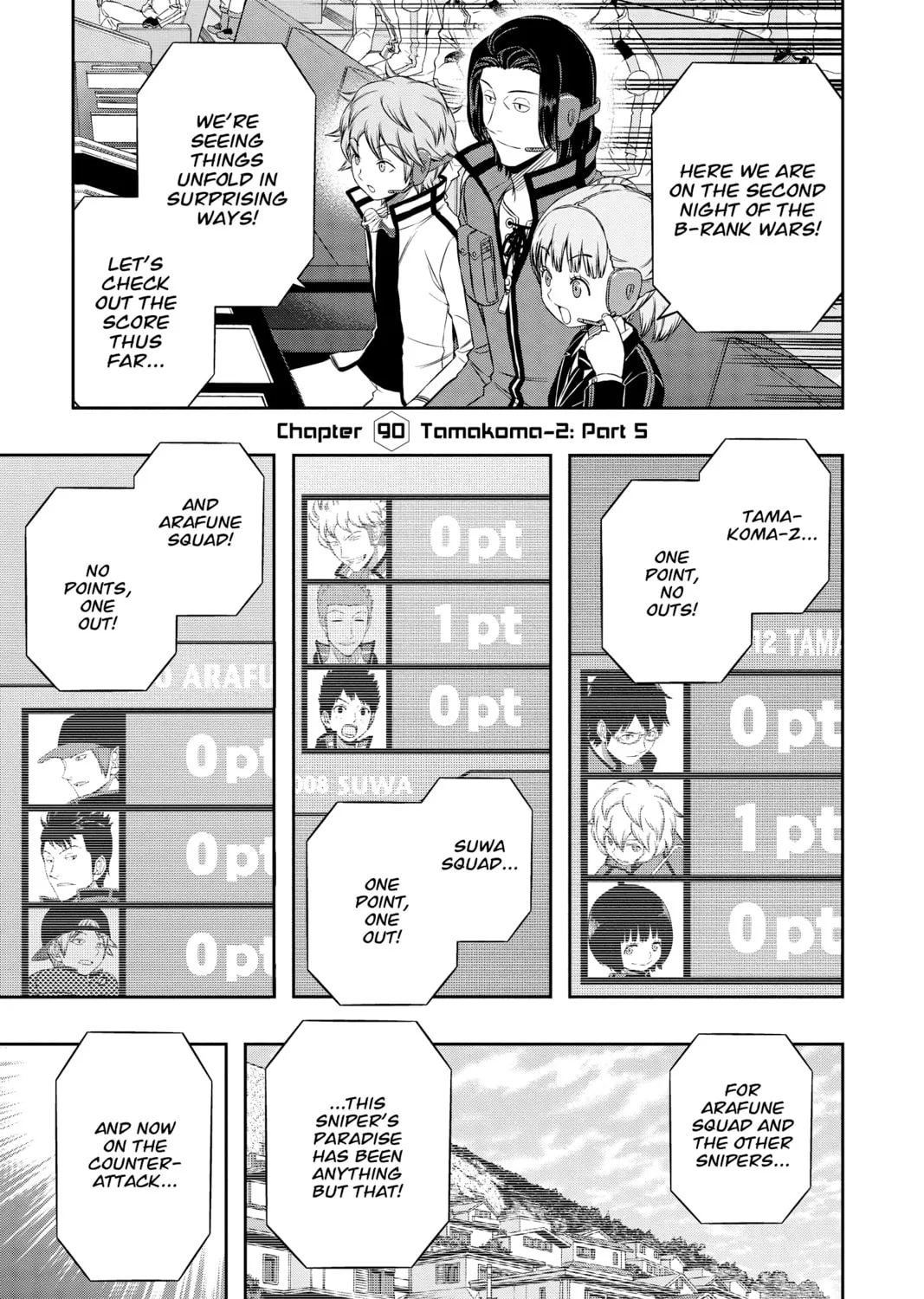 Read World Trigger chapter 90 image 0 on Lezhin