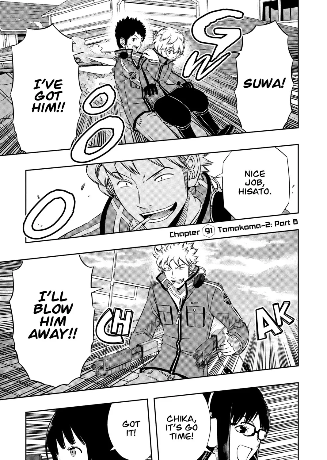 Read World Trigger chapter 91 image 0 on Lezhin