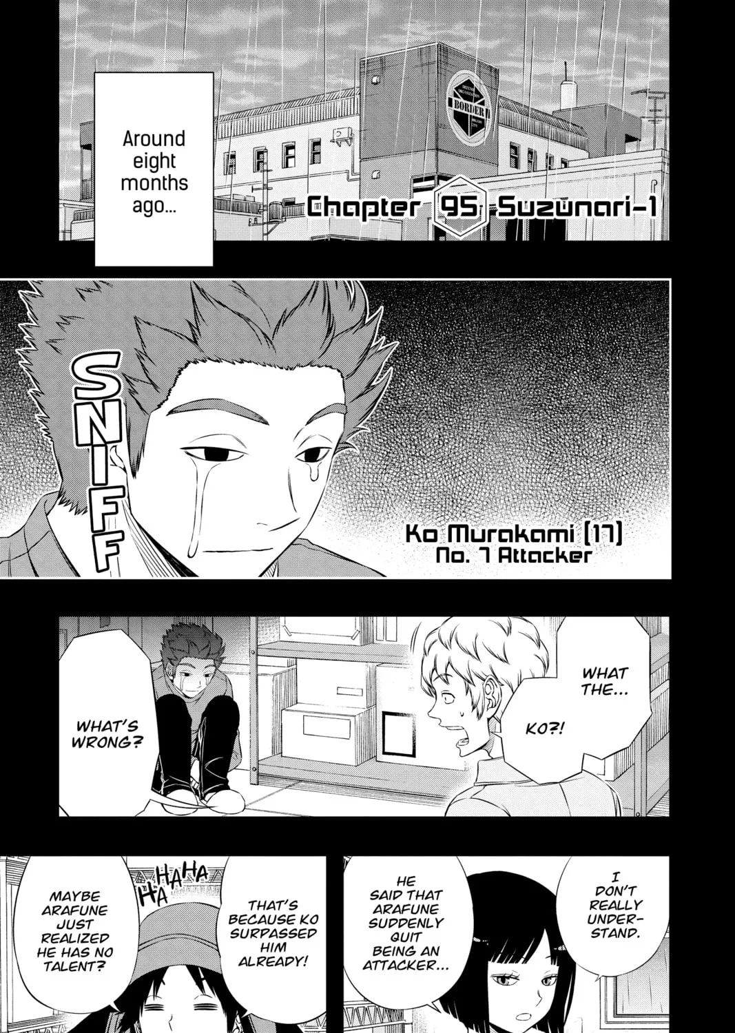 Read World Trigger chapter 95 image 0 on Lezhin