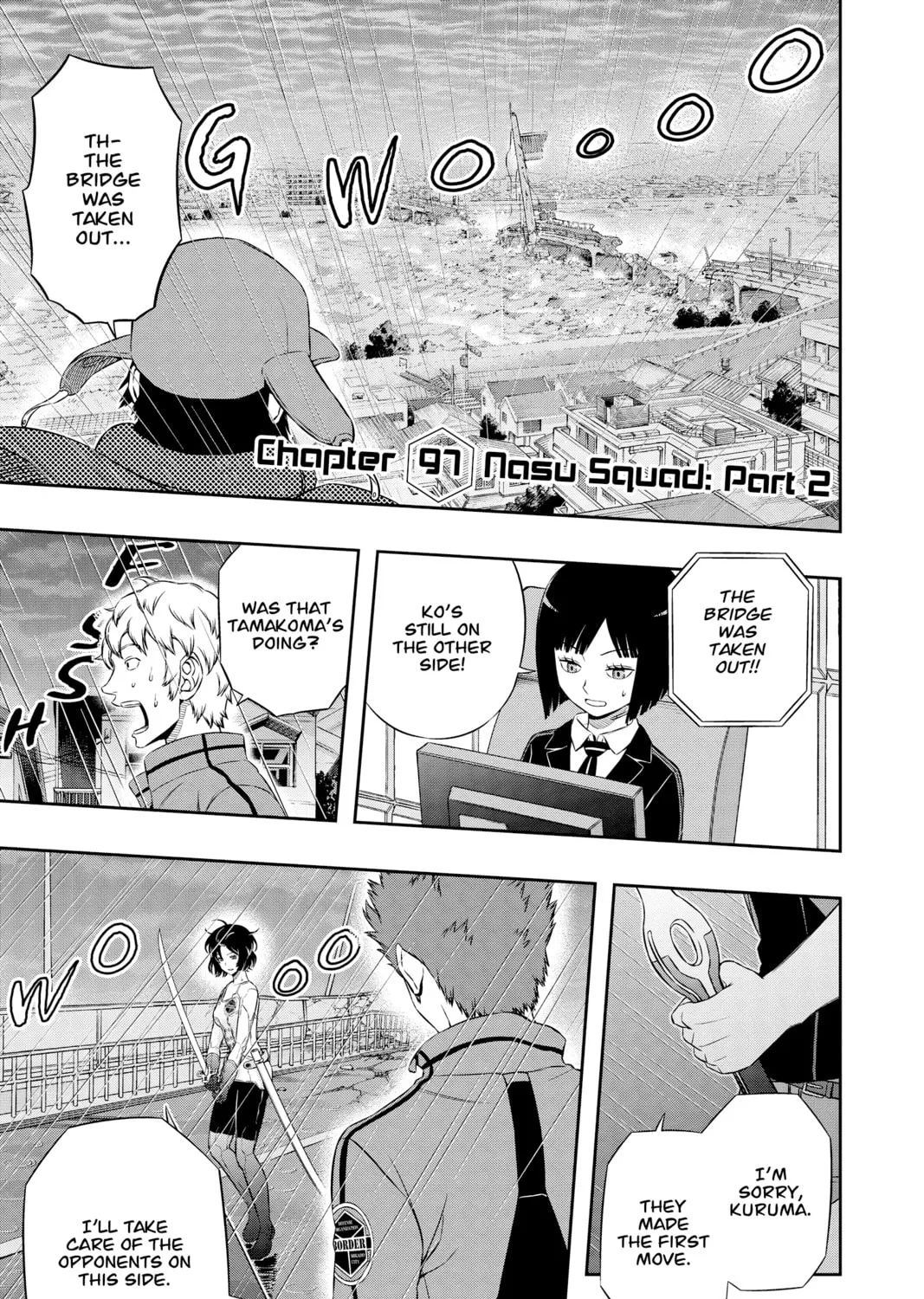 Read World Trigger chapter 97 image 0 on Lezhin