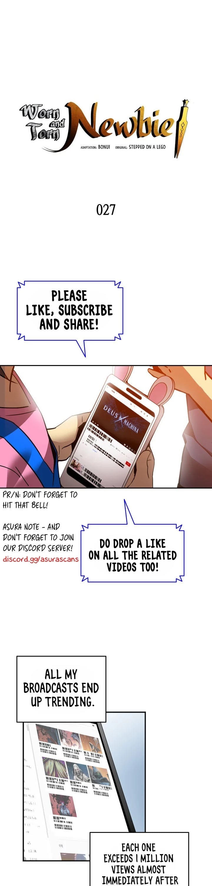 Read Worn And Torn Newbie chapter 27 image 1 on Lezhin