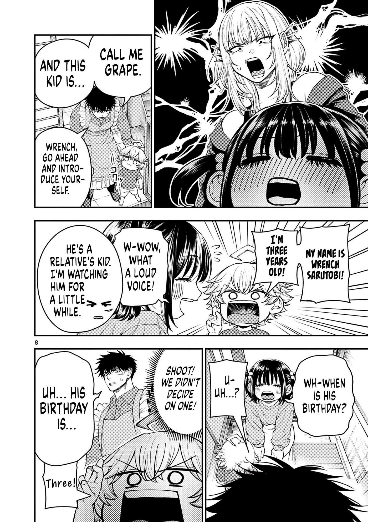 Wrench to Kudamono (Pre-Serialization) Chapter 3 page 8 - 