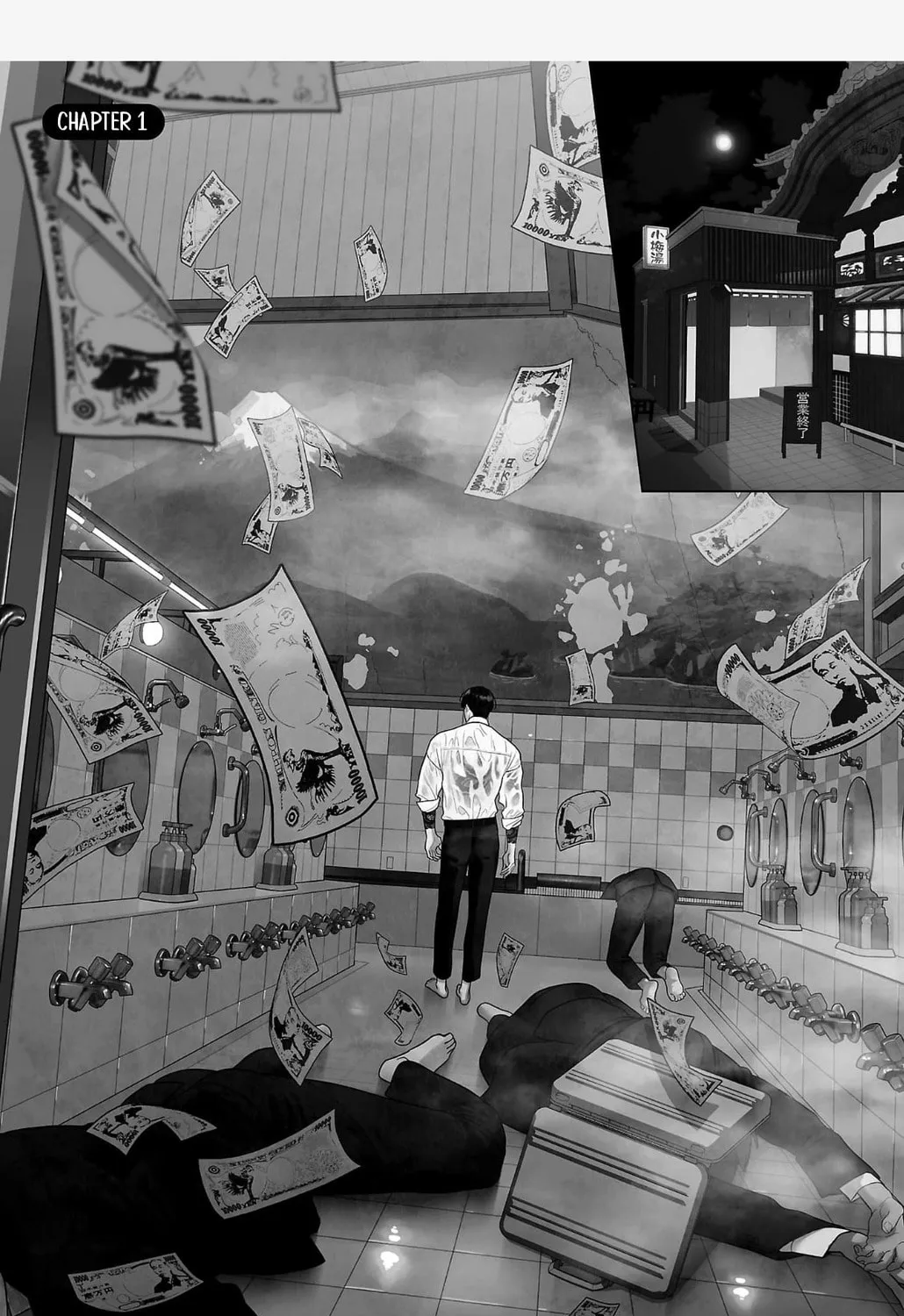 Yakuza ni Ofuro de Hatarakasaretemasu. Chapter 1 page 6 - 