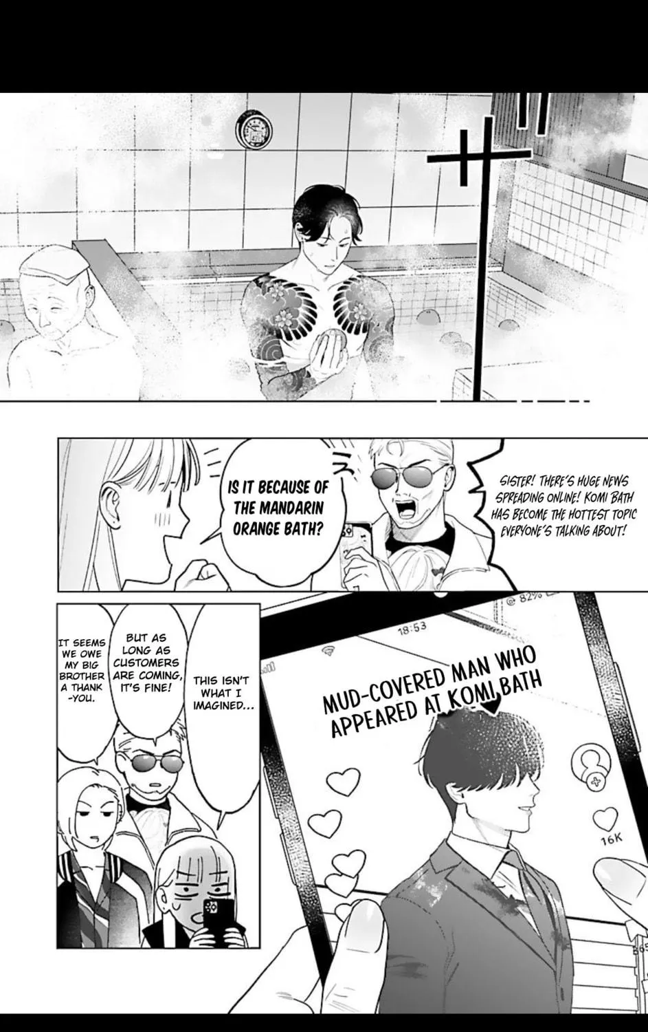 Yakuza ni Ofuro de Hatarakasaretemasu. Chapter 4 page 38 - 
