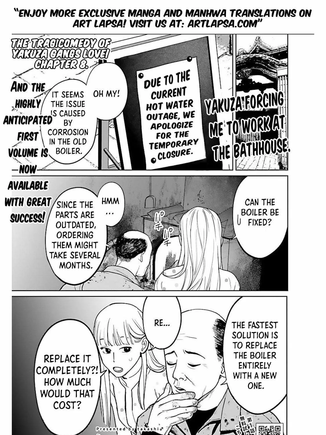 Yakuza ni Ofuro de Hatarakasaretemasu. Chapter 8 page 5 - 