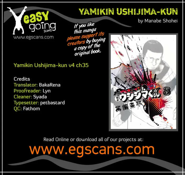 Yamikin Ushijima-kun Chapter 35 page 1 - 