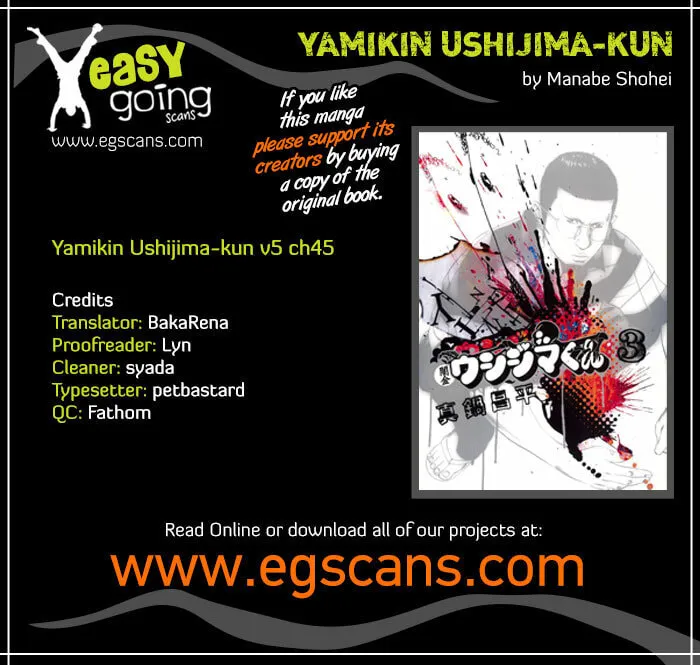 Yamikin Ushijima-kun Chapter 45 page 1 - 