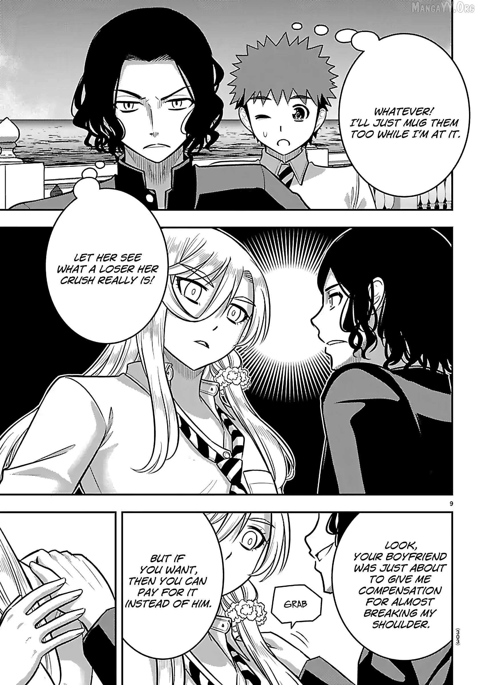 Yankee JK KuzuHana-chan Chapter 268 page 9 - 