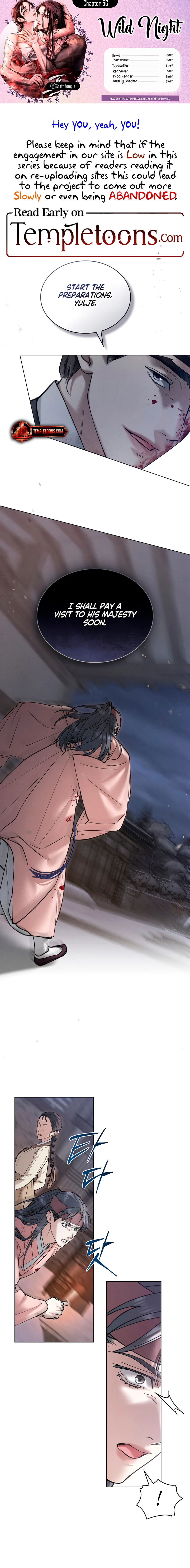 Yasei no Yoru Chapter 56 page 1 - 