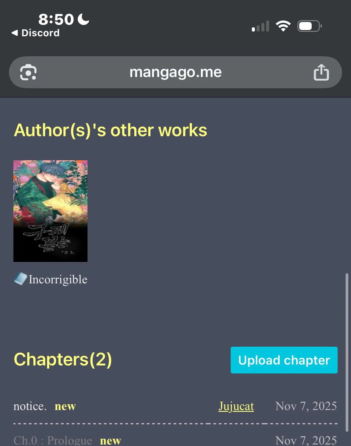 Read You Are My World chapter 0.1 image 1 on Lezhin