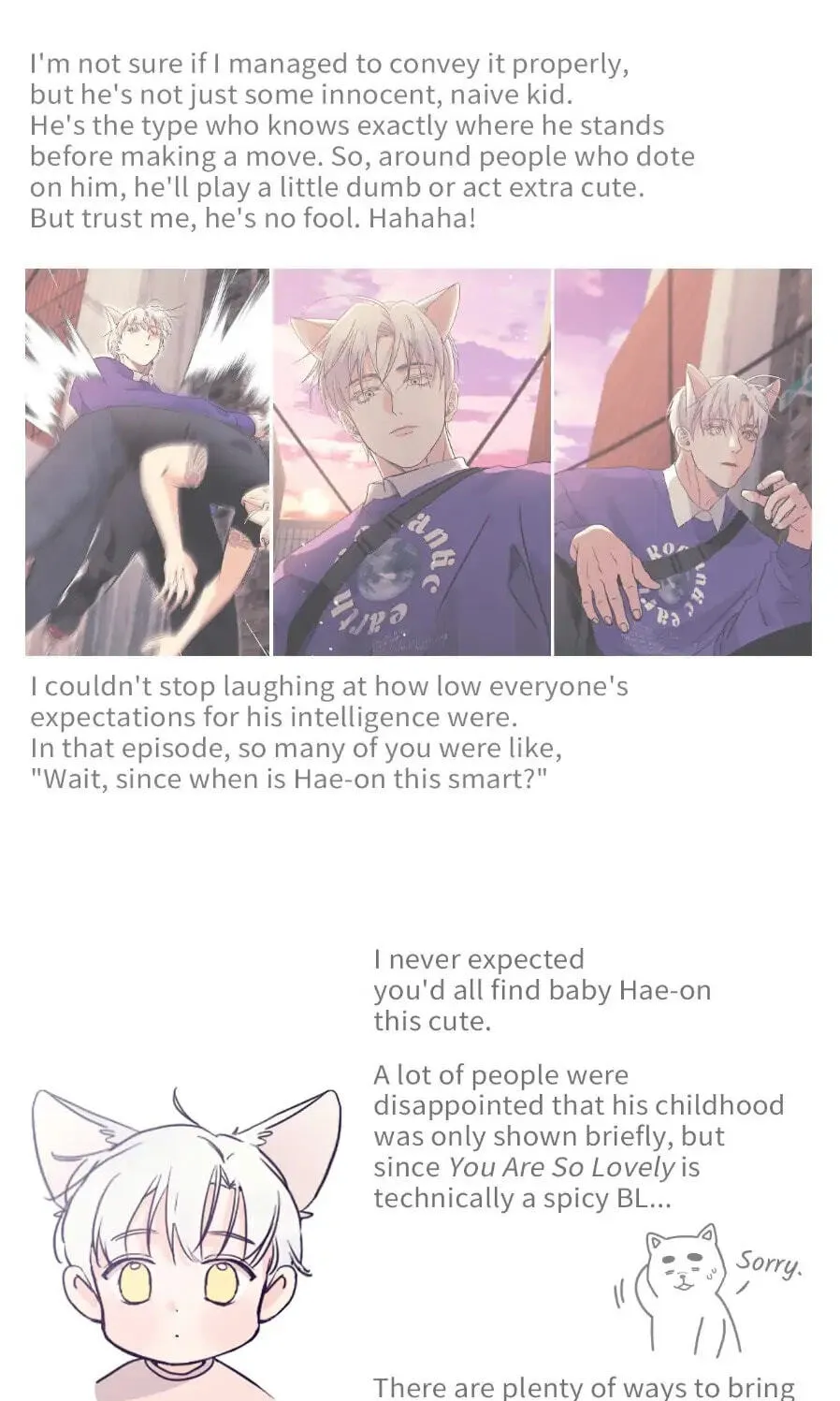 Read You Are So Lovely chapter 30.1 image 30 on Lezhin