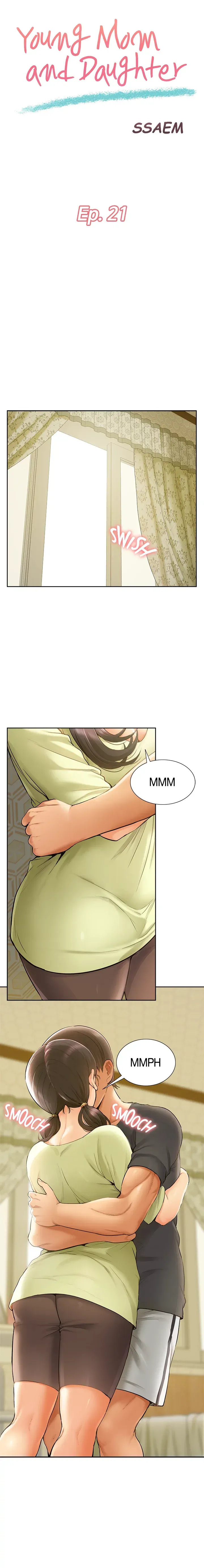 Read Young Mom and Daughter chapter 21 image 1 on Lezhin