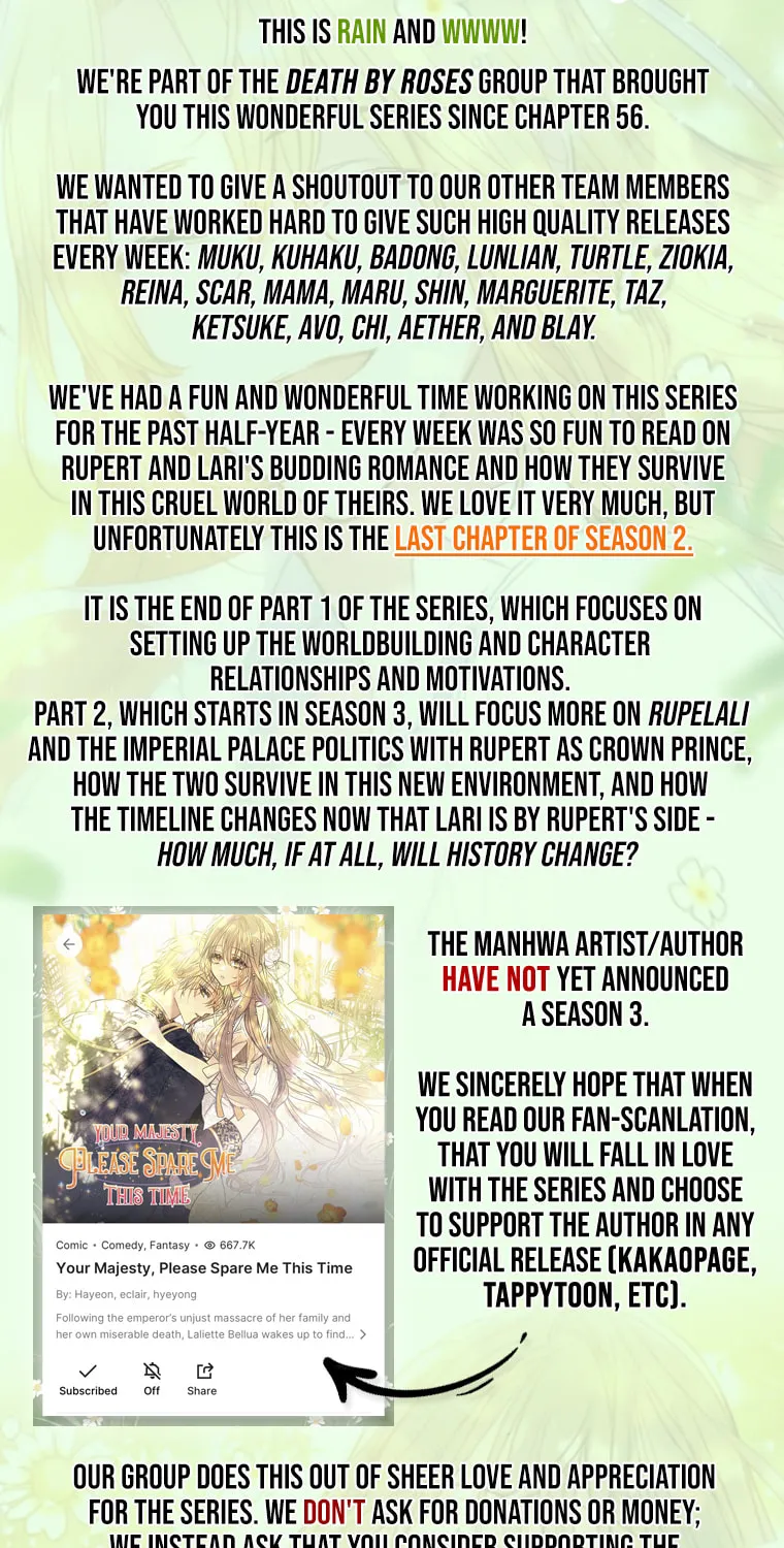 Your Majesty, Please Spare Me This Time Chapter 78 page 82 - 