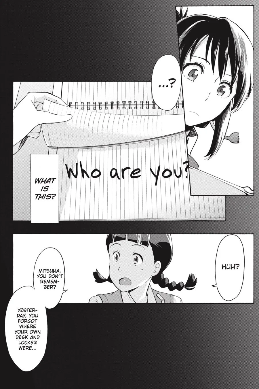 Read your name. Another Side:Earthbound chapter 0 image 3 on Lezhin