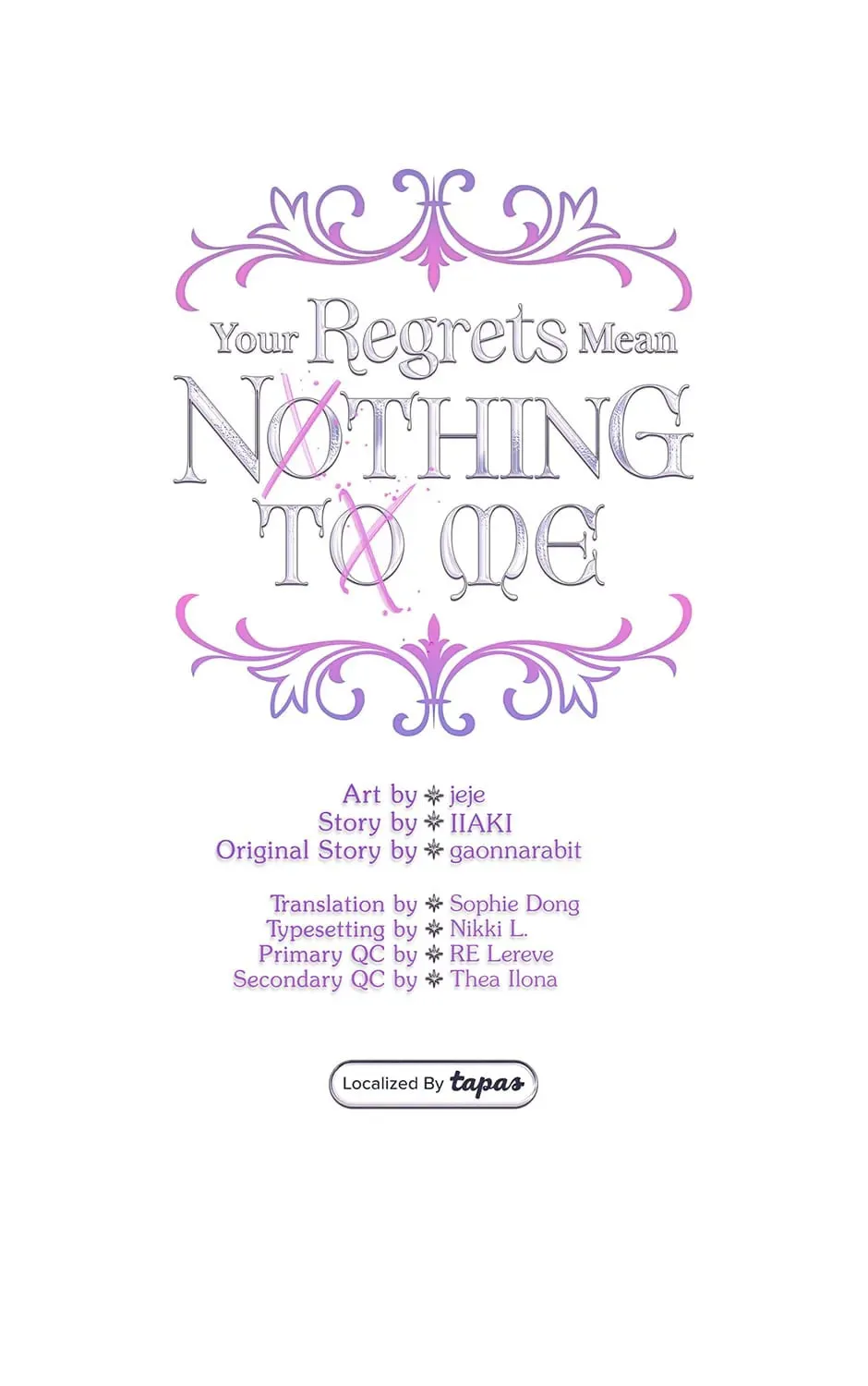 Your Regrets Mean Nothing to Me Chapter 116 page 61 - 