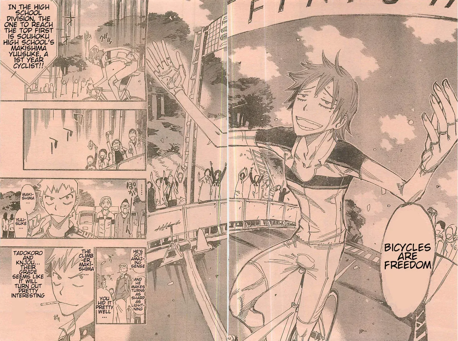 Read Yowamushi Pedal chapter 103.5 image 8 on Lezhin