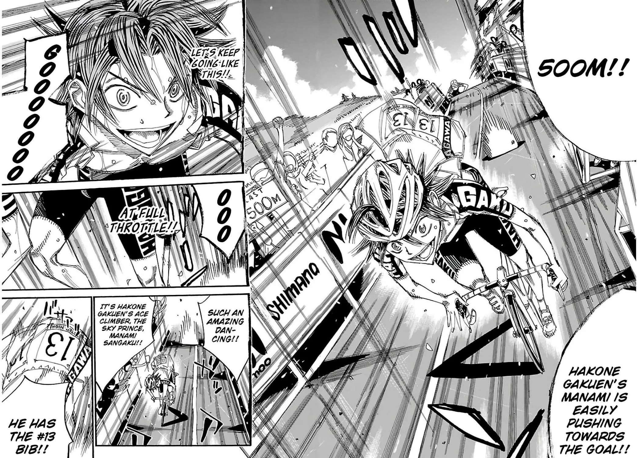 Read Yowamushi Pedal chapter 534 image 8 on Lezhin