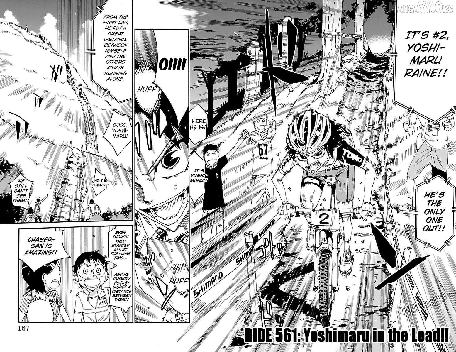 Read Yowamushi Pedal chapter 561 image 1 on Lezhin