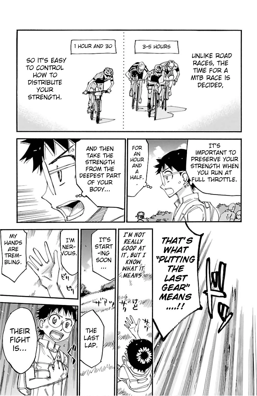 Read Yowamushi Pedal chapter 571 image 8 on Lezhin