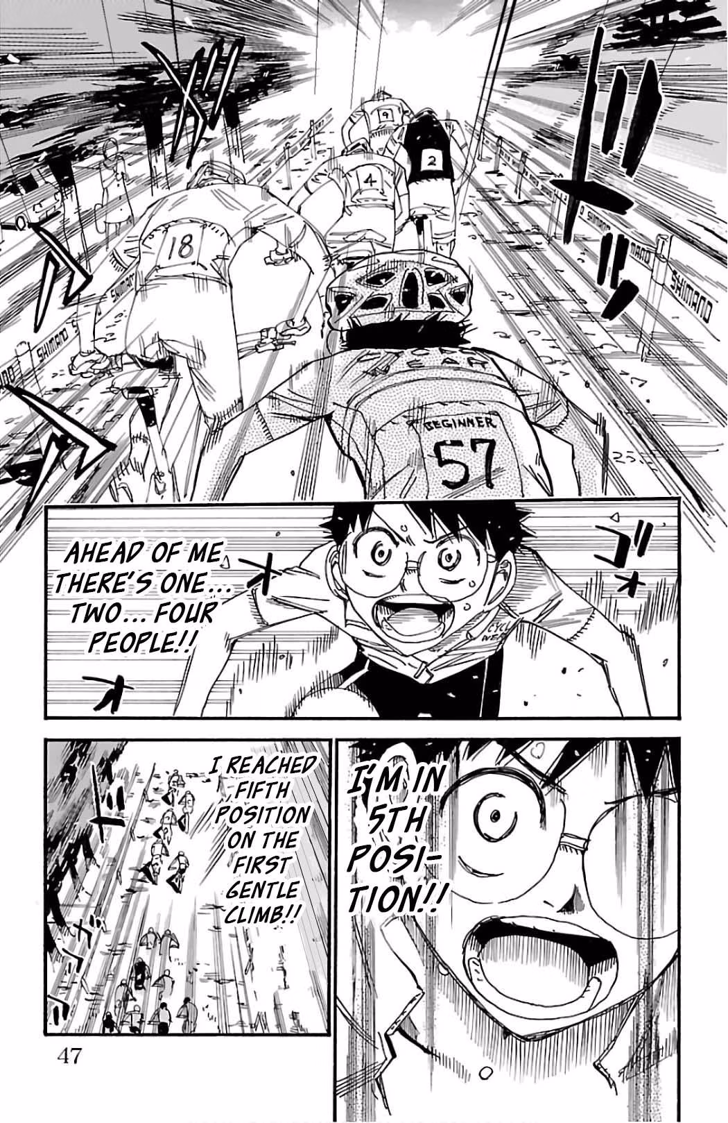 Read Yowamushi Pedal chapter 581 image 2 on Lezhin