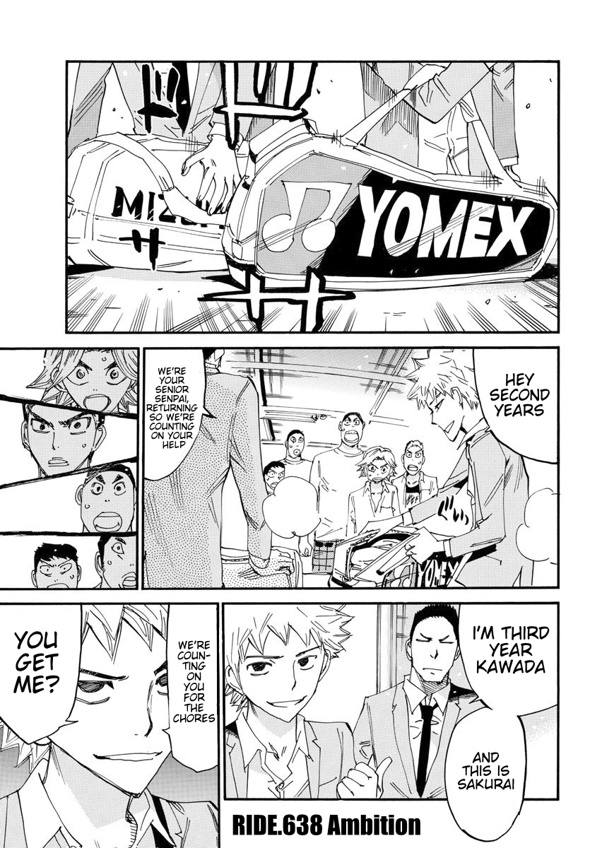 Read Yowamushi Pedal chapter 638 image 1 on Lezhin
