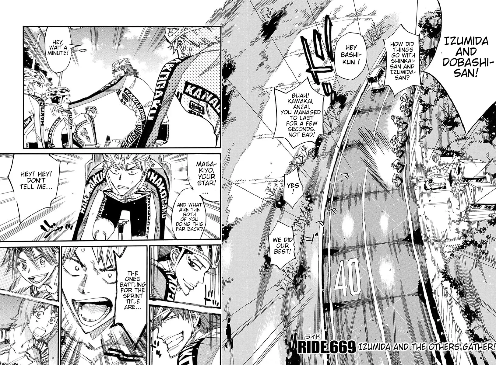 Read Yowamushi Pedal chapter 669 image 1 on Lezhin