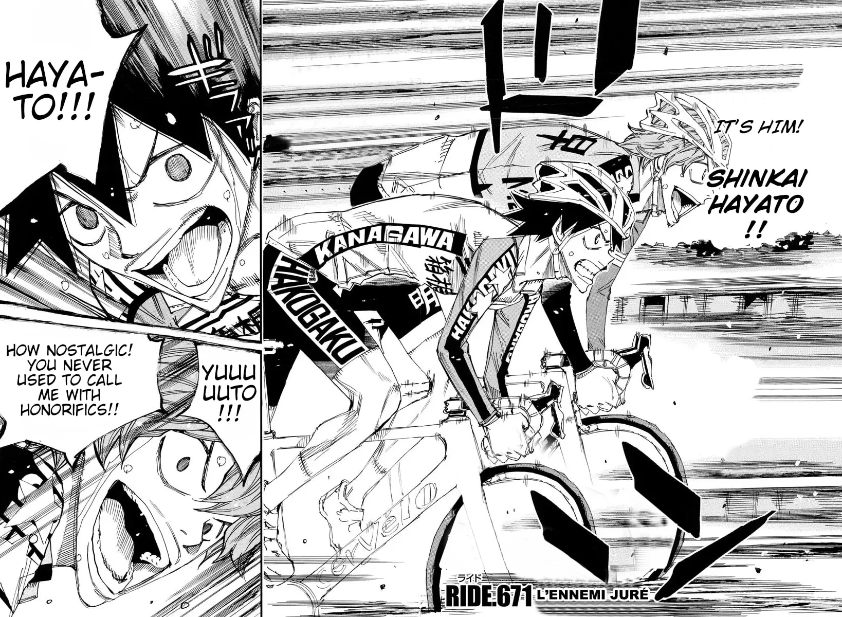 Read Yowamushi Pedal chapter 671 image 8 on Lezhin