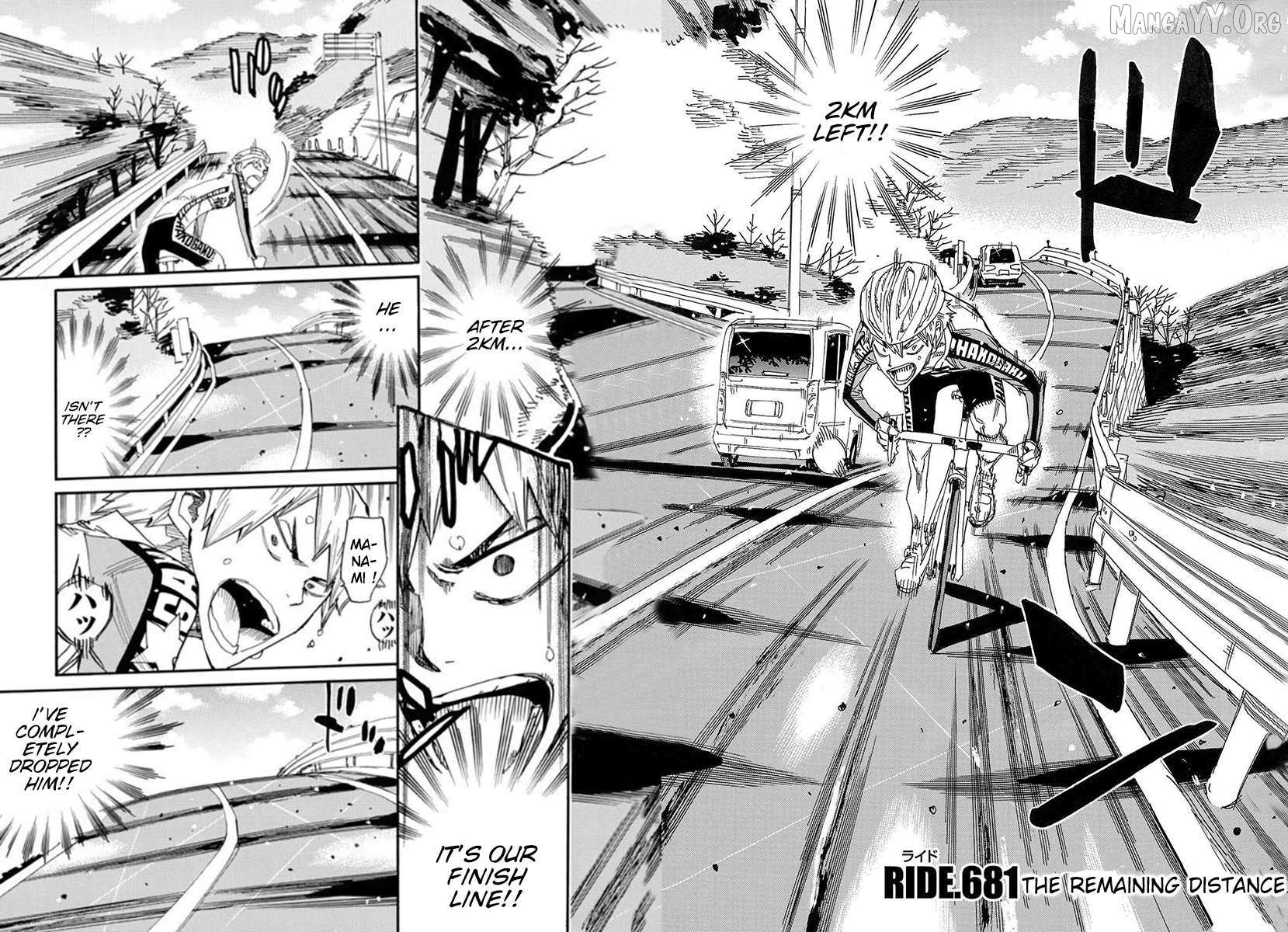 Read Yowamushi Pedal chapter 682 image 2 on Lezhin