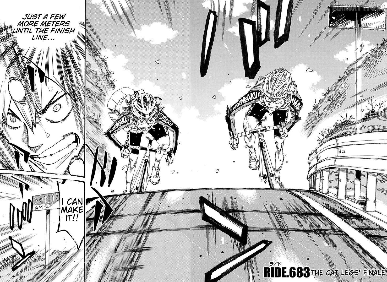 Read Yowamushi Pedal chapter 683 image 1 on Lezhin