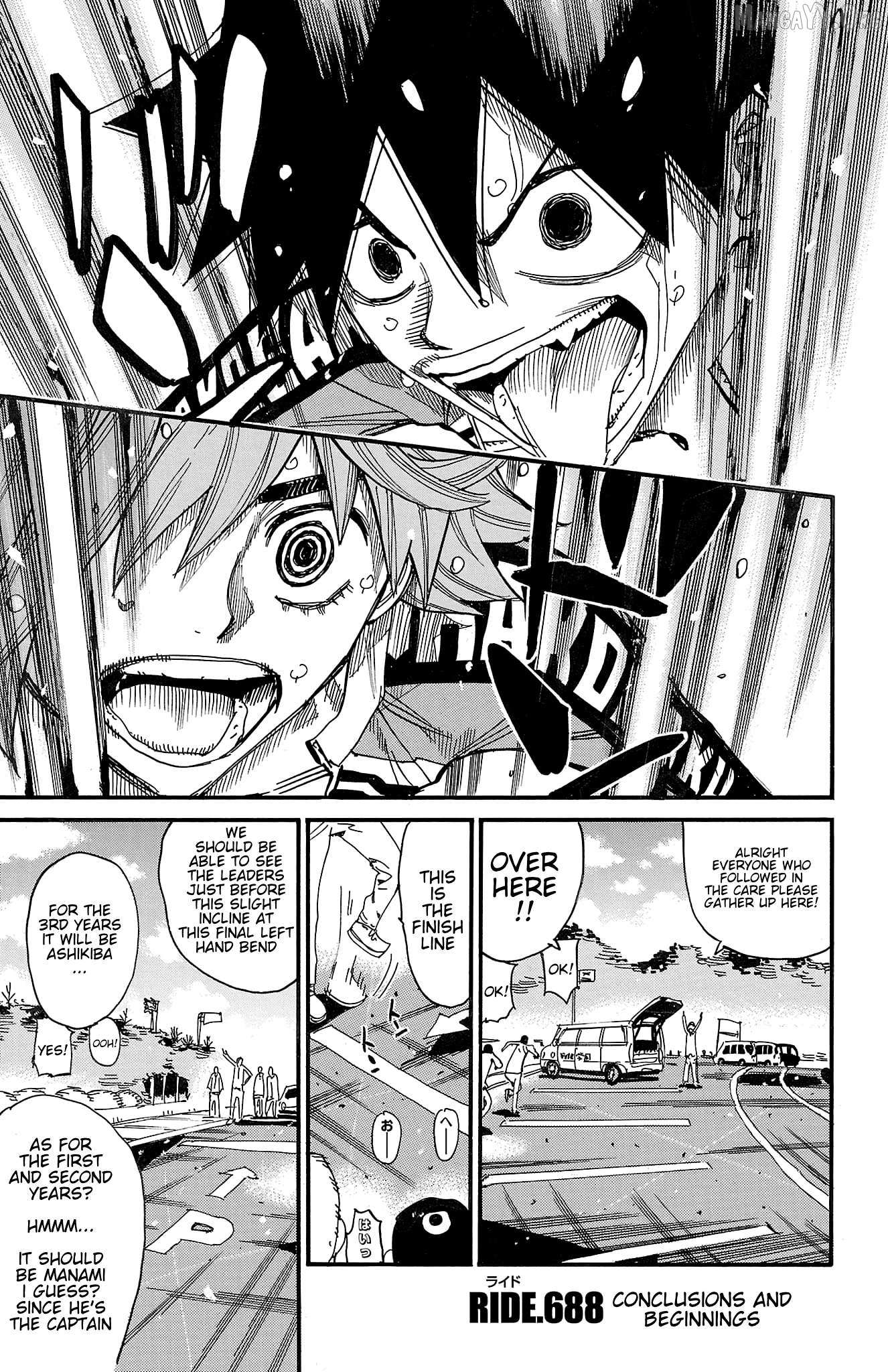 Read Yowamushi Pedal chapter 688 image 1 on Lezhin