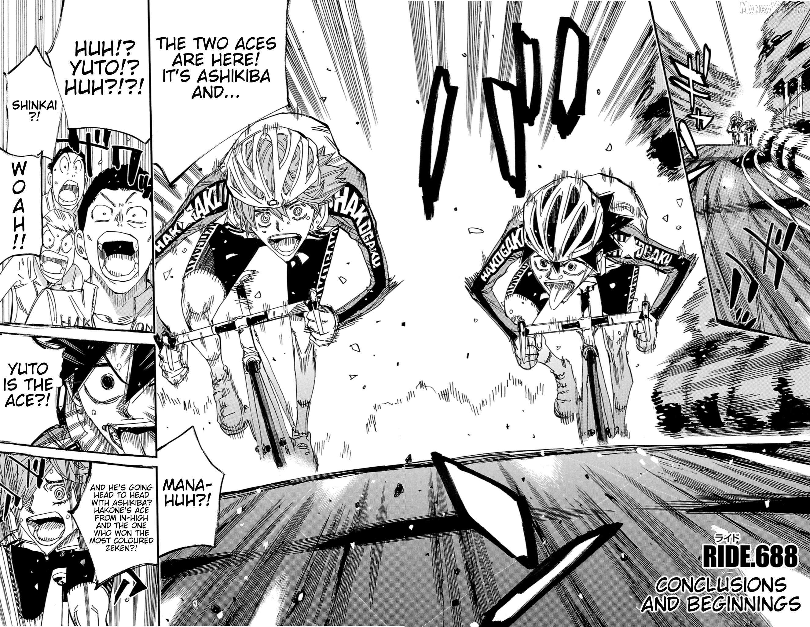 Read Yowamushi Pedal chapter 688 image 2 on Lezhin