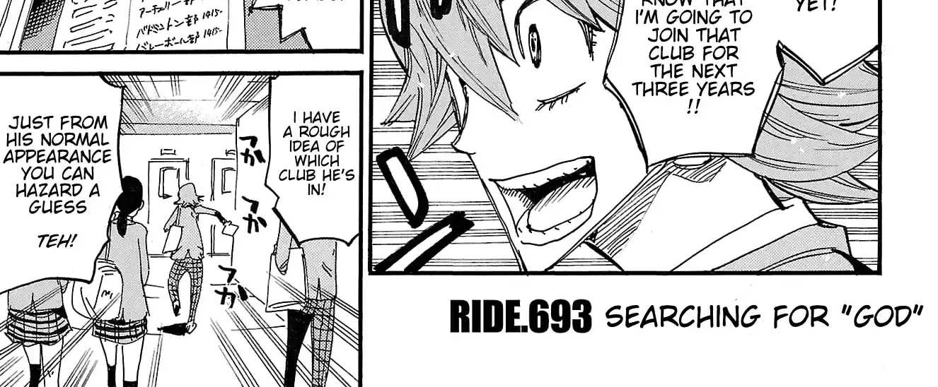 Read Yowamushi Pedal chapter 693 image 1 on Lezhin