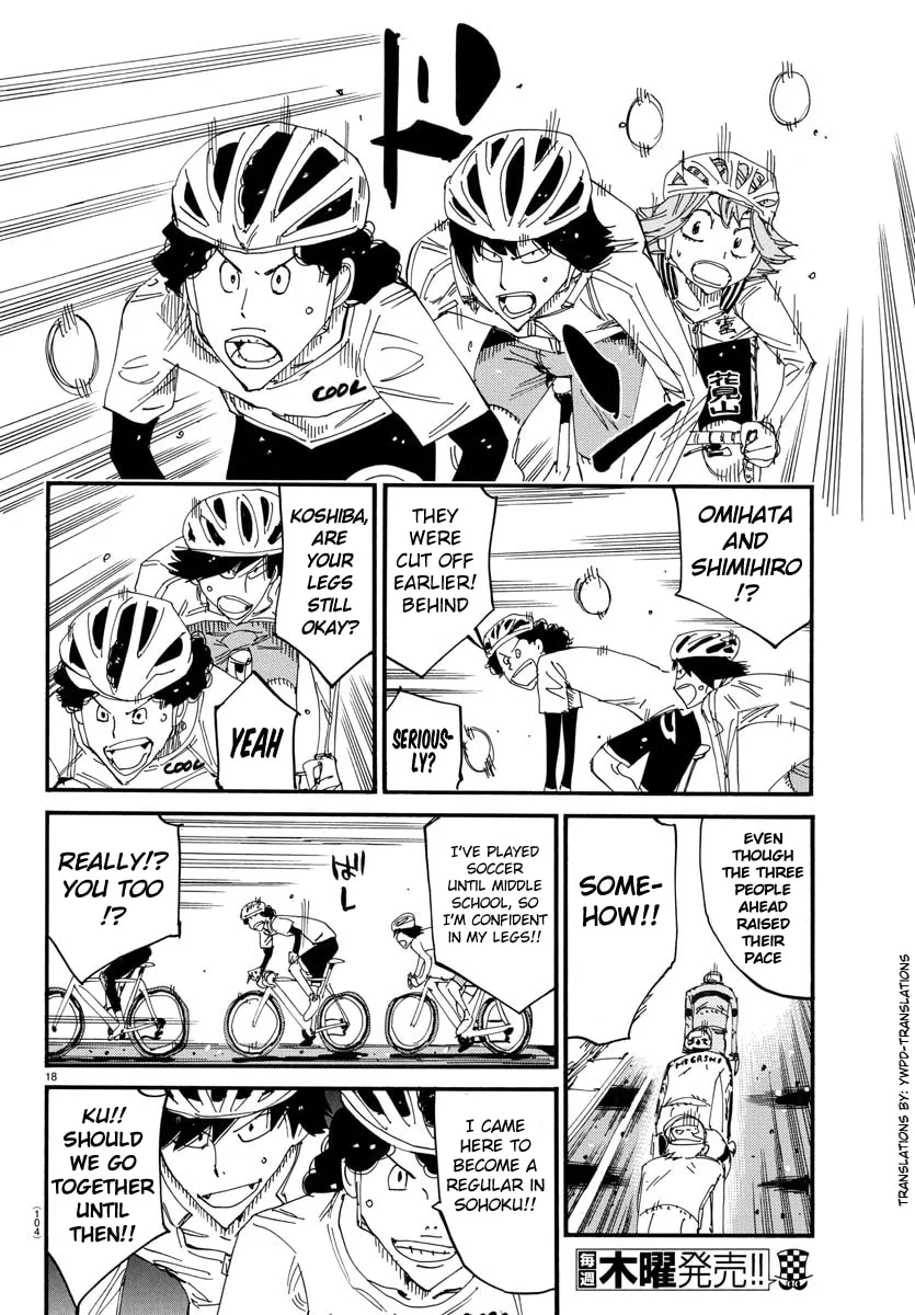 Read Yowamushi Pedal chapter 697 image 16 on Lezhin