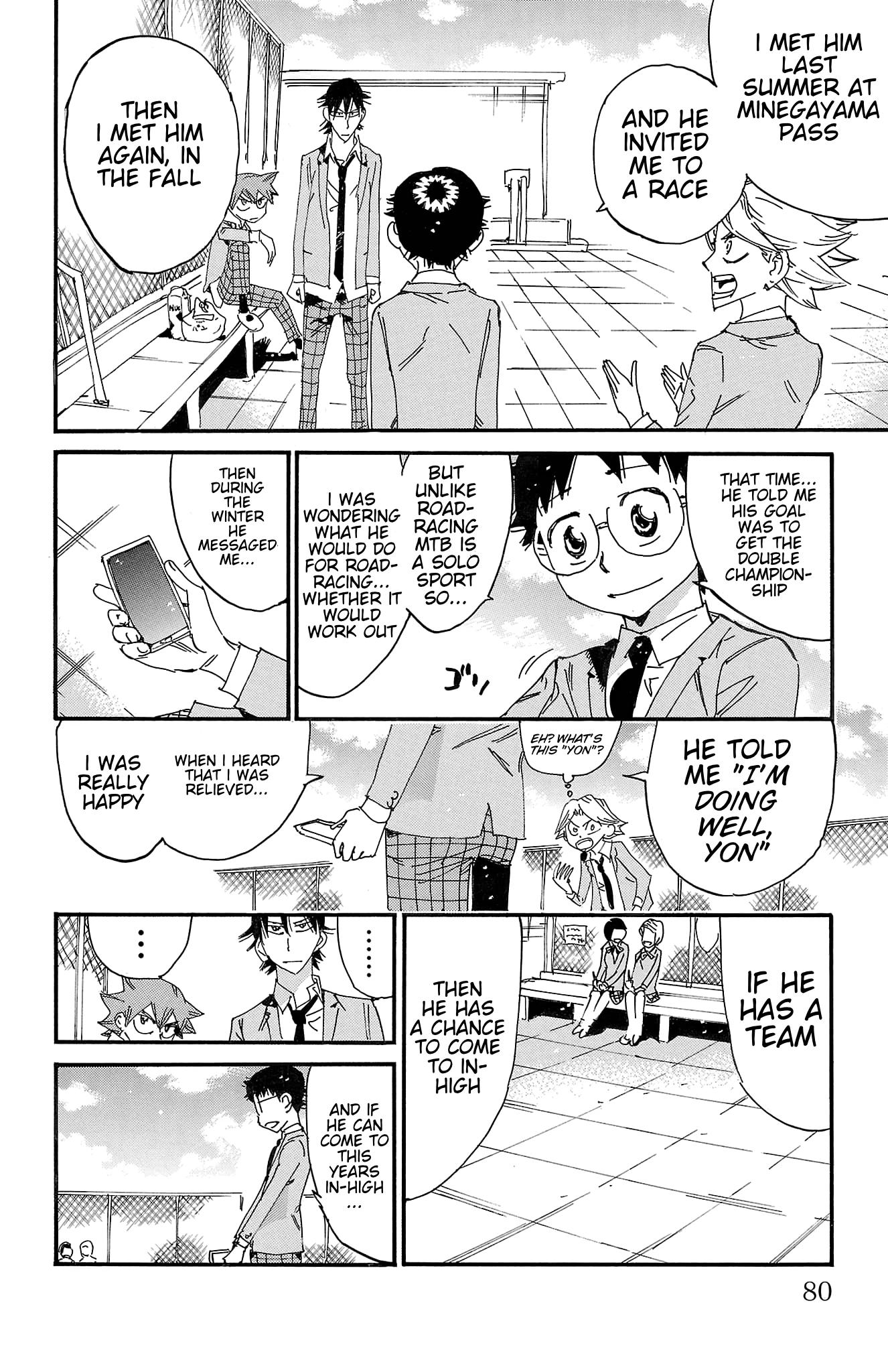 Yowamushi Pedal Chapter 715 page 7 - 