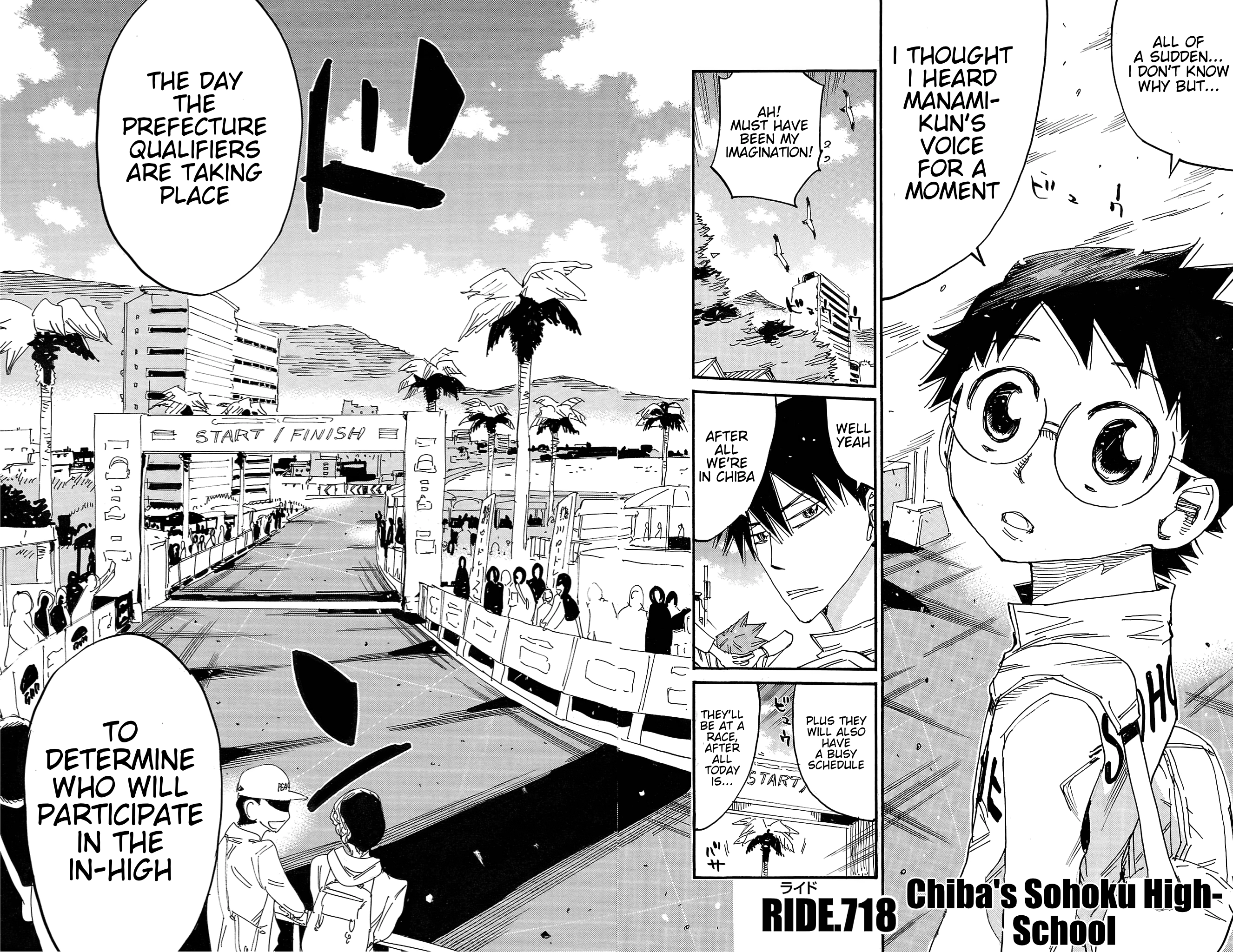Yowamushi Pedal Chapter 718 page 2 - 