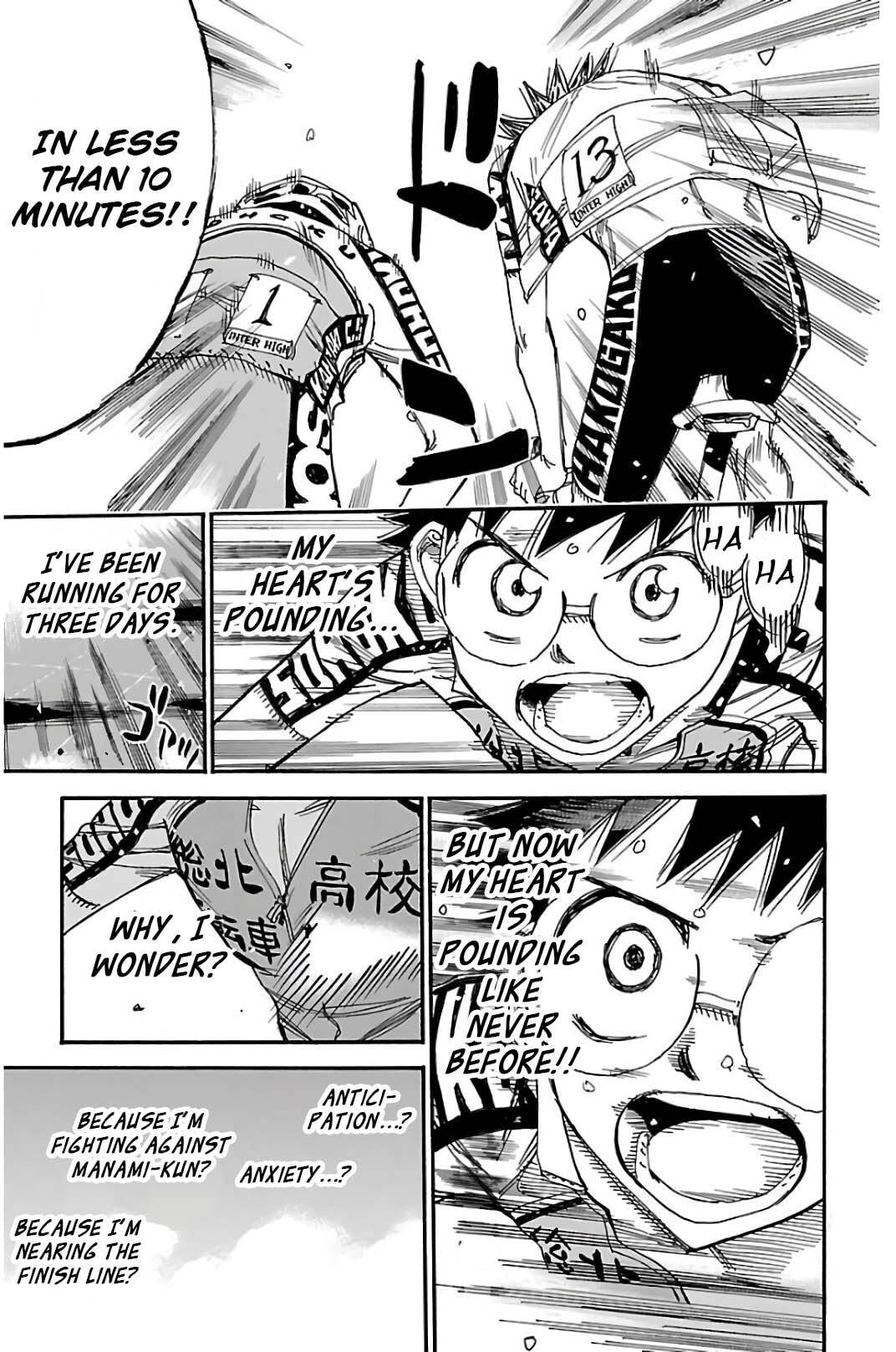 Yowamushi Pedal Chapter 518 page 3 - 