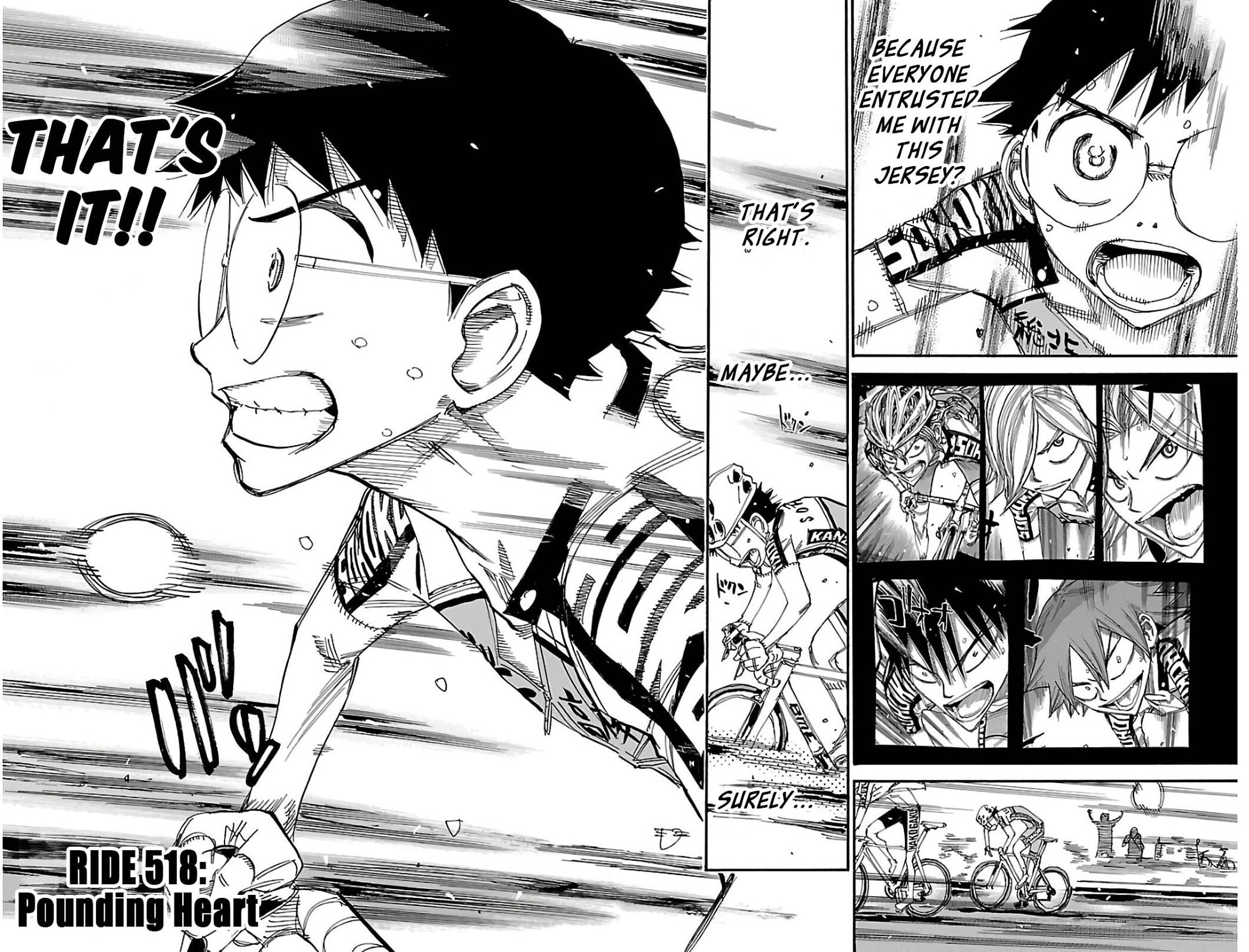 Yowamushi Pedal Chapter 518 page 4 - 