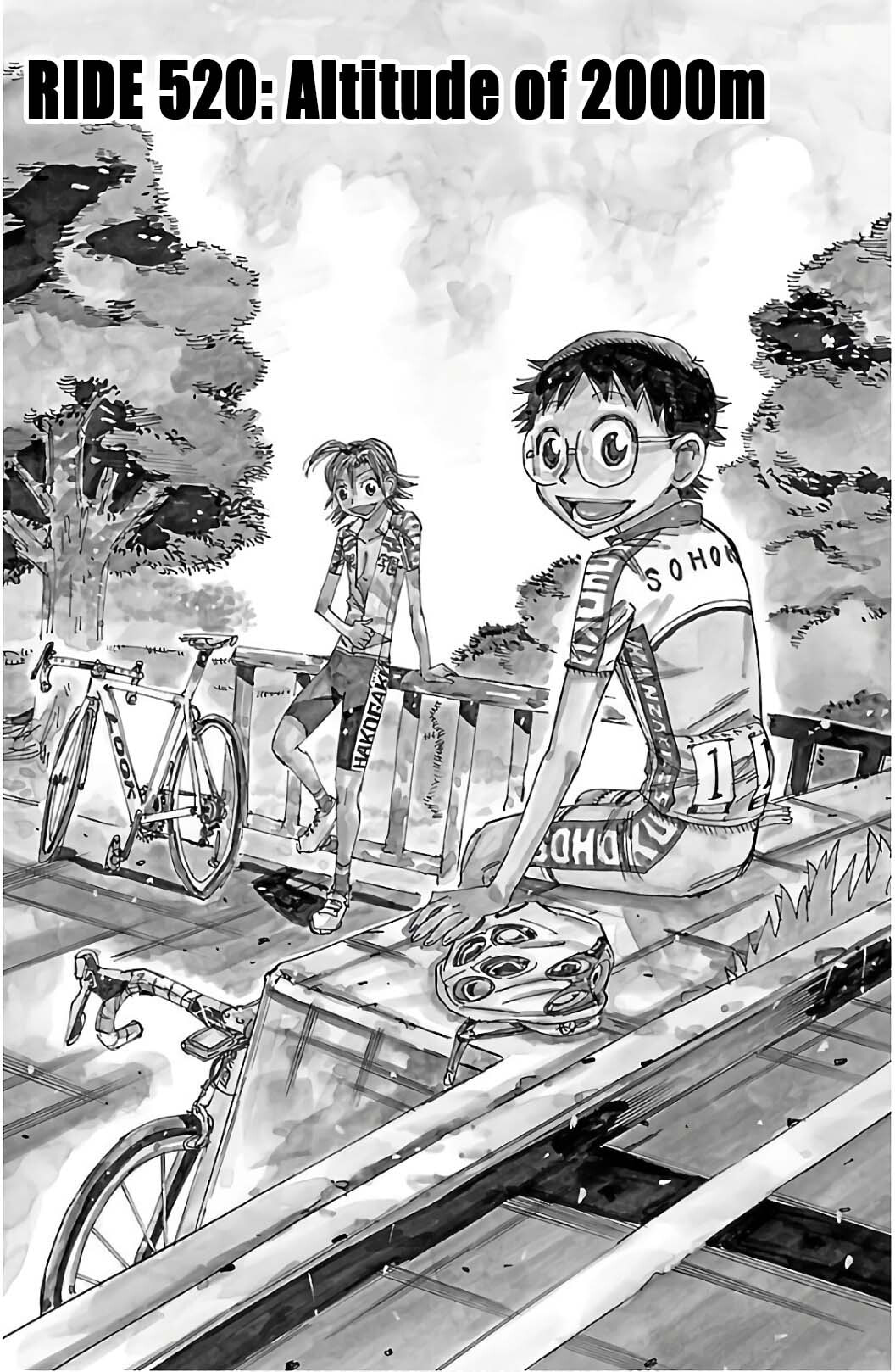 Yowamushi Pedal Chapter 520 page 1 - 